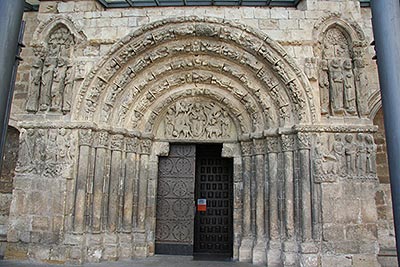 Façade of the church of San Miguel de Estella, c. 1170