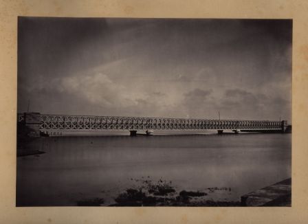Jean Laurent, Bridge over the Guadalete, Railway from Seville to Cadiz, 1867 