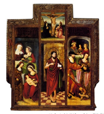 Altarpiece of St. John the Baptist, c. 1530, now in the Museum of Navarre.