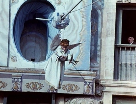 The descent of the angel of Tudela