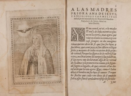 Dedication to The Books of Mother Teresa of Jesus (Salamanca, 1588) 