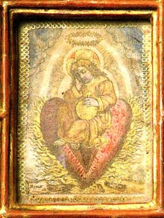 Stamp belonged to Saint Teresa of Jesus, preserved in the Carmelites of Tarazona.