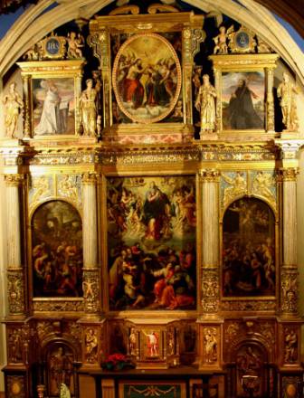 Altarpiece of the parish of San Pedro Executed by the painters Schepers and Mois for the monastery of La Oliva (1571-1587) 