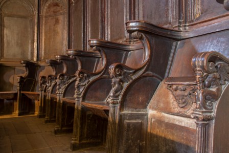 Choir stalls of the Miranda de Arga parish church