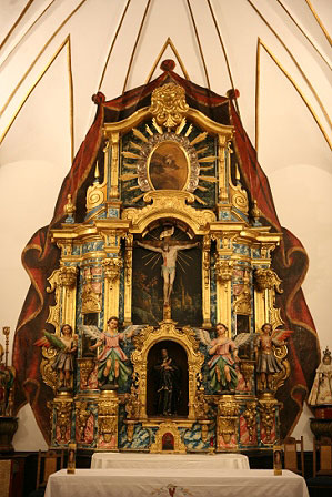 Altarpiece from the School of Christ in Pamplona. 18th century 