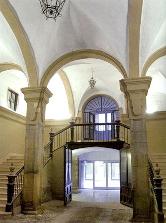 House of the Marquises of San Miguel de Aguayo. Entrance hall