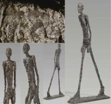 L'homme qui marche, by Alberto Giacometti