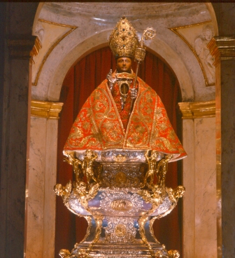 Reliquary image of San Fermín (Chapel of San Fermín. Pamplona)