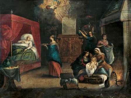 Anonymous. Birth of the Virgin