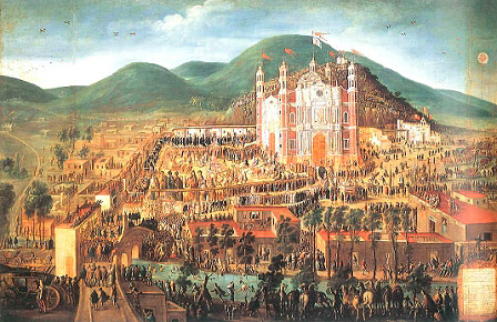 Manuel de Arellano: Transfer of the image and dedication of the Sanctuary of Guadalupe. 