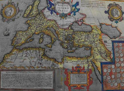 Map of the Roman Empire. Parergon sive veteris geographiae aliquot tabulae. 