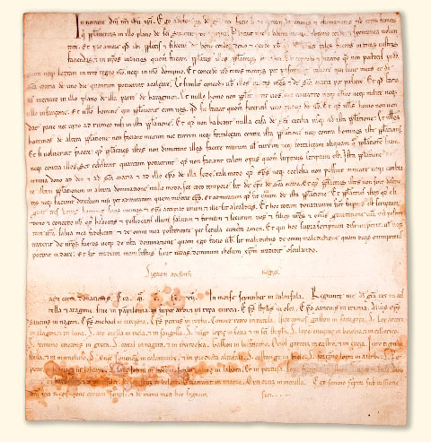 Alfonso I the Battler, King of Pamplona and Aragon, concedes the regional law of Jaca to the Franks of San Saturnino de Pamplona.