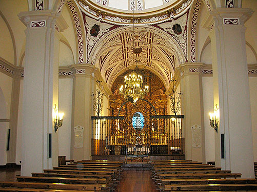 Basilica of the Rosemary of Cascante. Inside 