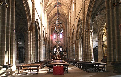 Pamplona Cathedral. Interior, ensemble