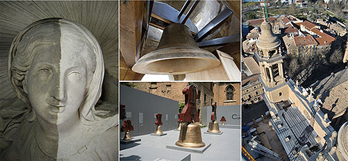 Images from project Cultural Restoration of the façade of the Cathedral of Pamplona