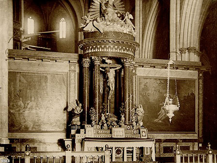 Transchorus of the Cathedral of Pamplona before the intervention of 1940