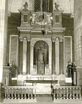 Disappeared altarpiece of San Martín. Pamplona Cathedral