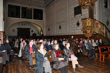 The conferences took place in the Church of Agustinas Recoletas of Pamplona, with a high issue of attendees. 
