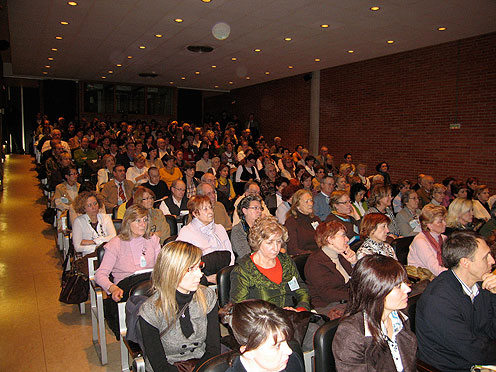 Audience attending the opening and first sessions of the series