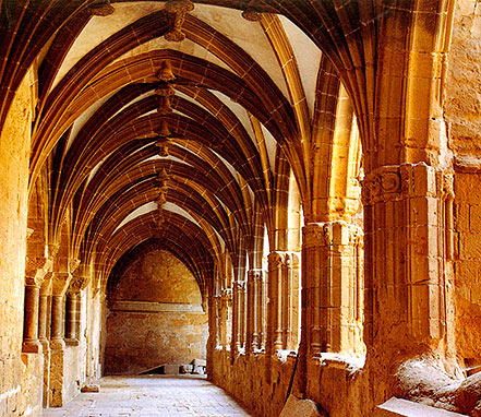 Lower cloister of the monastery of Fitero. East Gallery