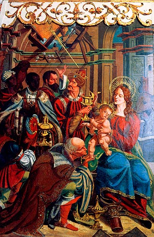 Juan de Bustamante, "Adoration of the Magi".