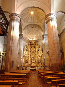Parish Church of San Miguel de Larraga. Inside