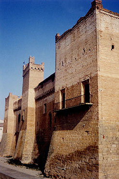 Façade of Marcilla Castle