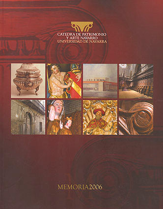 Cover of the report 2006 of the Chair of Navarrese Heritage and Art.