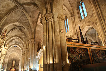 Interior of the Cathedral of Tudela