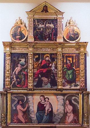 Cathedral of Tudela. Altarpiece of San José