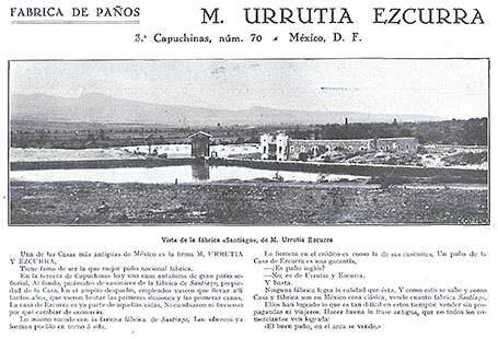 "Fábrica de paños M. Urrutia Ezcurra", La Esfera. issue extraordinary dedicated to Mexico.