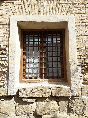 Window of the Rodriguez house.