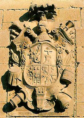 Heraldic coat of arms of the Goñi de Pitillas ancestral home (1779)