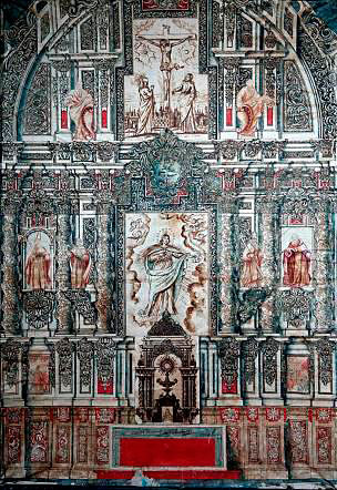 designby Juan de Ursularre for the main altarpiece of Recoletas