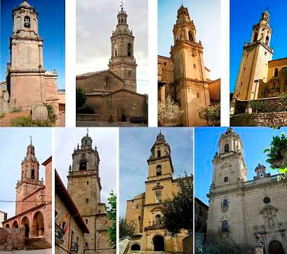 Torres de Sorlada, Villamayor de Monjardín, Arellano, Desojo, Mues, Aguilar de Codés, Larraga and Mendigorría.