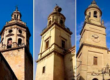 Santiago Towers of Puente la Reina, Mendavia and Arróniz