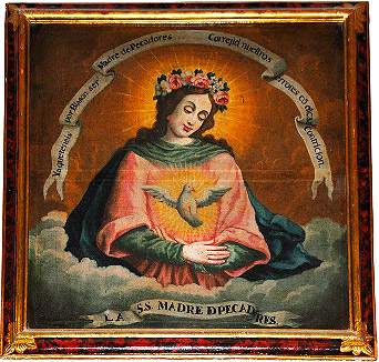 Canvas of the Mother of sinners