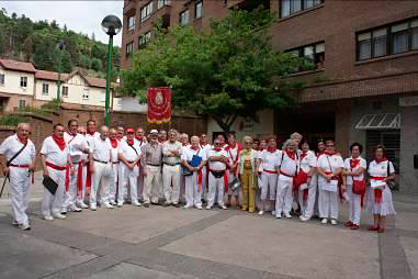 Auroros de Viana Choir at the Casa de los Navarros in Burgos