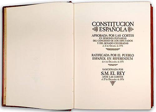 Spanish Constitution of 1978.