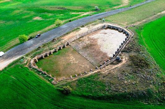 Water reservoir of the Roman city of Andelo.