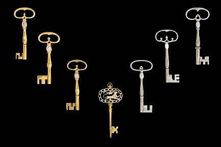 The keys to the city of Pamplona