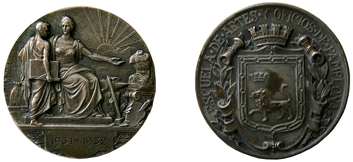 The Pamplona School of Arts and Crafts Medal (1931-1932)