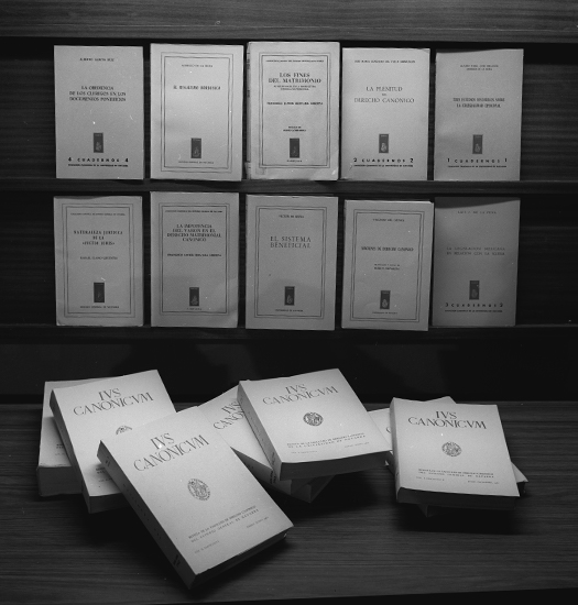 Copies of the journal Ius Canonicum.