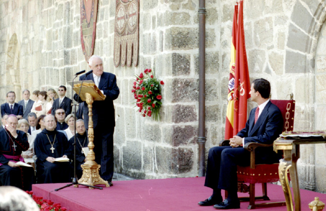 Álvaro D'Ors, award Príncipe de Viana for Culture
