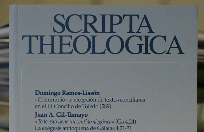 <i>Scripta Theologica</i>, among the world's highest impact journals