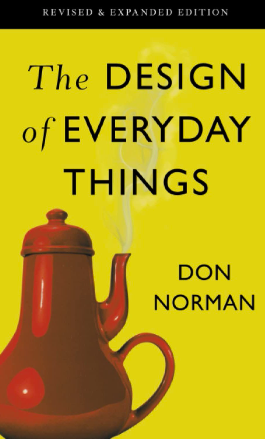 The Design of everyday things