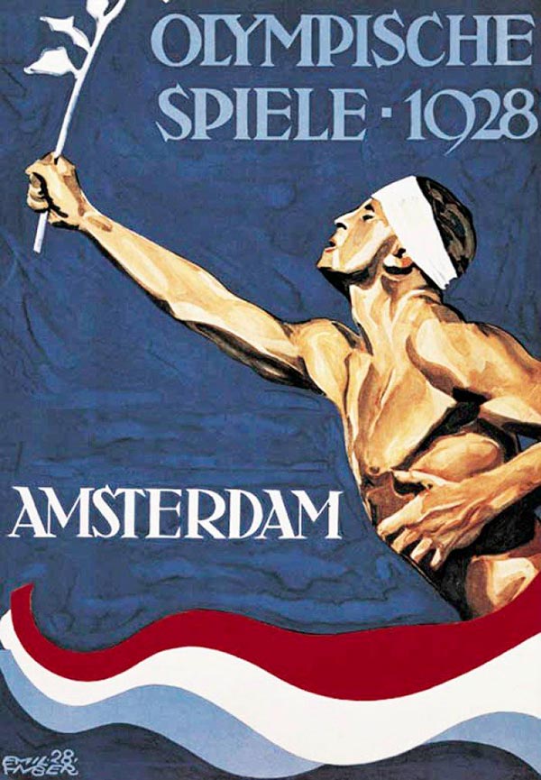 Poster of the 1928 Amsterdam Olympics